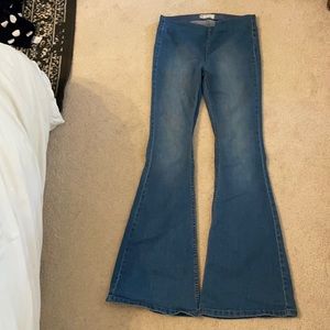 Free people flared denim